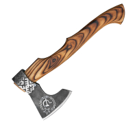 Топор из стали 9ХС с художественным травлением купить на сайте koval-knife.shop